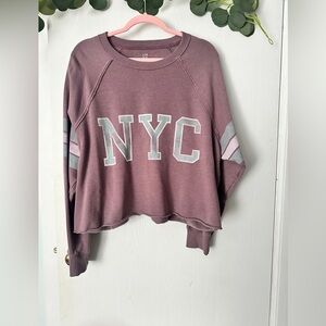 Aerie NYC Cropped Crewneck